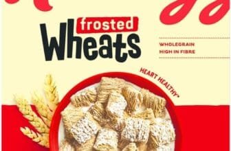 Kellogg's Frosted Wheats Breakfast Cereal Box, 500g
