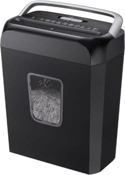Bonsaii 6 Sheet Cross Cut Paper Shredder