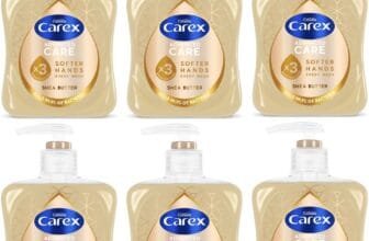 Carex Advanced Care Moisturising Antibacterial Hand Wash Pack of 6 x 250ml Shea Butter