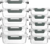 [10-Pack]Glass Meal Prep Containers