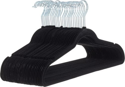 Amazon Basics Slim Velvet Non-Slip Suit Hangers
