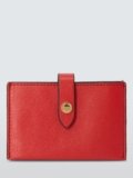 John LewisConcertina Leather Card Holder, Red