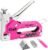 ValueMax Staple Gun 3 in 1, Heavy Duty Stapler with 2000 Staples Pink