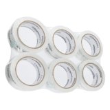 Amazon Basics Moving and Storage Packing Tape, Standard-Wide: 4.7 cmW x 49.9 m length, Crystal Clear, 6 Pack