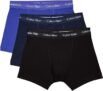 Calvin Klein Men’s 3 Pack Stretch Boxer Briefs Multicolour (1 Black / 1 Cobalt Water / 1 Blue S)