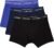 Calvin Klein Men’s 3 Pack Stretch Boxer Briefs Multicolour (1 Black / 1 Cobalt Water / 1 Blue S)