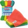 Spontex Microfibre Cloths for Cleaning | 4 Microfibre Collection Cleaning Cloths