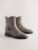 Next Grey Textured Forever Comfort® Faux Fur Hardware Ankle Boots